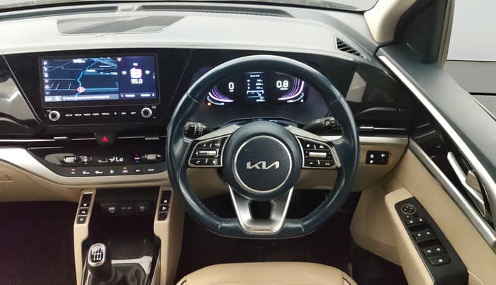 2023 KIA CARENS LUXURY PLUS IMT 1.5 DIESEL IMT, Diesel, Manual, 80,720 km, Steering Wheel Close Up