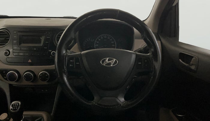 2015 Hyundai Grand i10 SPORTZ 1.2 KAPPA VTVT, Petrol, Manual, 23,597 km, Steering Wheel Close Up