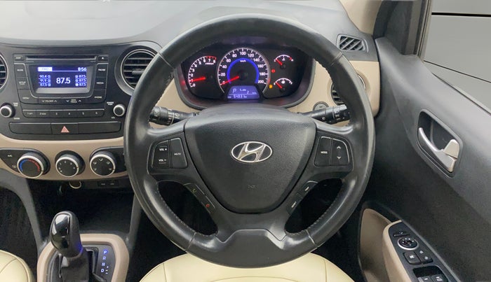 2016 Hyundai Grand i10 ASTA AT 1.2 KAPPA VTVT, Petrol, Automatic, 54,831 km, Steering Wheel Close Up