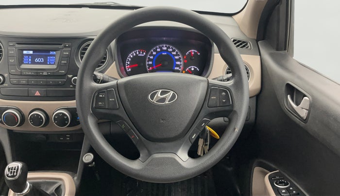 2015 Hyundai Grand i10 SPORTZ 1.2 KAPPA VTVT, Petrol, Manual, 38,450 km, Steering Wheel Close Up