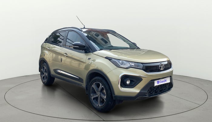 2022 Tata NEXON XZ PLUS (PREMIUM) KAZIRANGA PETROL, CNG, Manual, 97,980 km, Right Front Diagonal