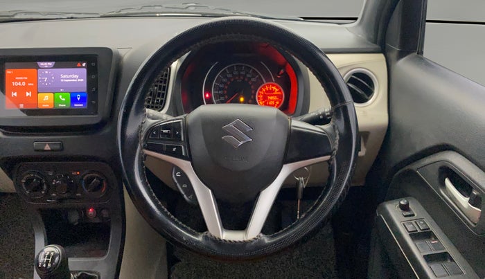 2019 Maruti New Wagon-R ZXI 1.2, CNG, Manual, 74,843 km, Steering Wheel Close Up