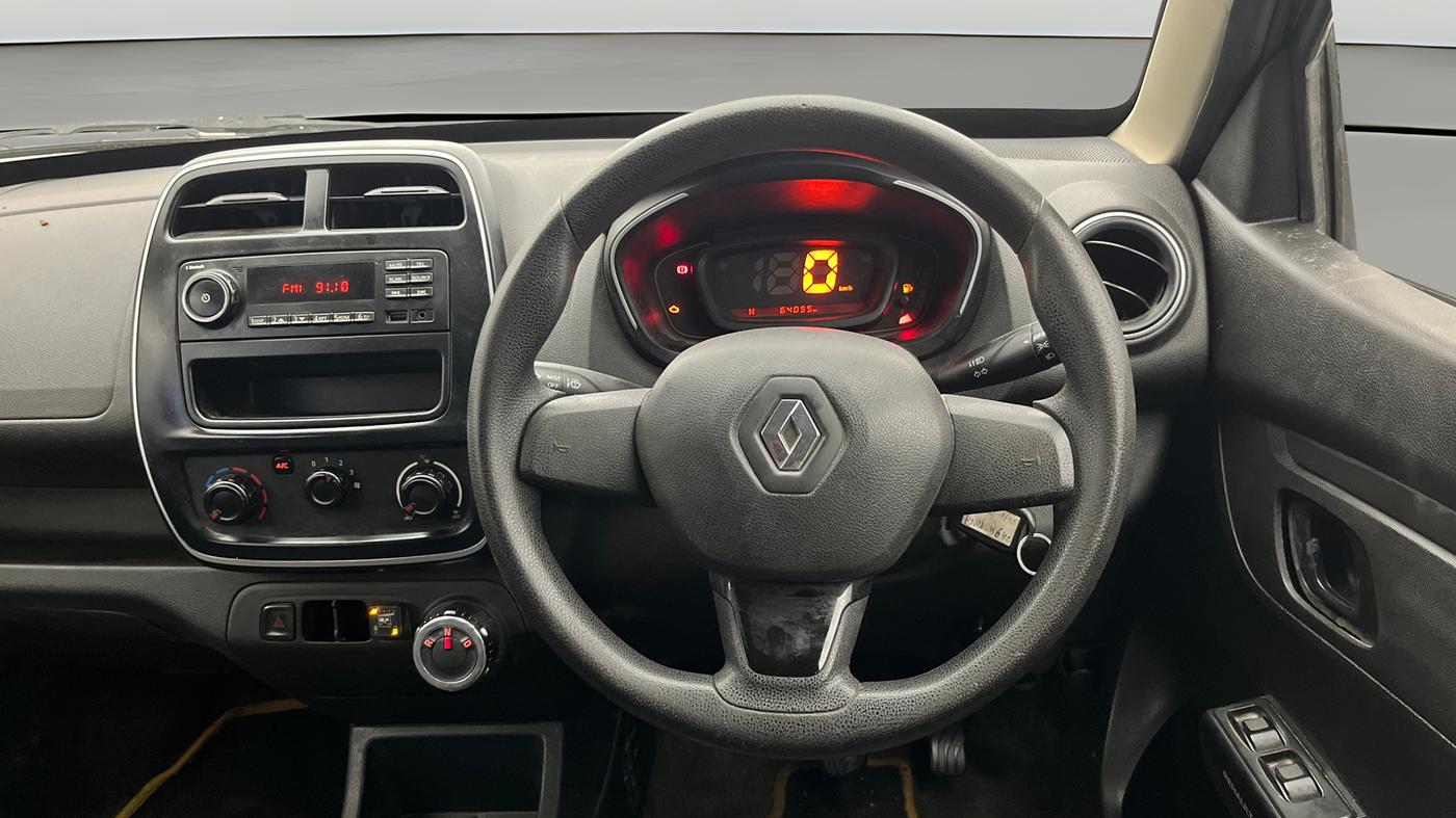 2018 Renault Kwid RXL 1.0 AMT, CNG, Automatic, 64,078 km, Steering Wheel Close Up