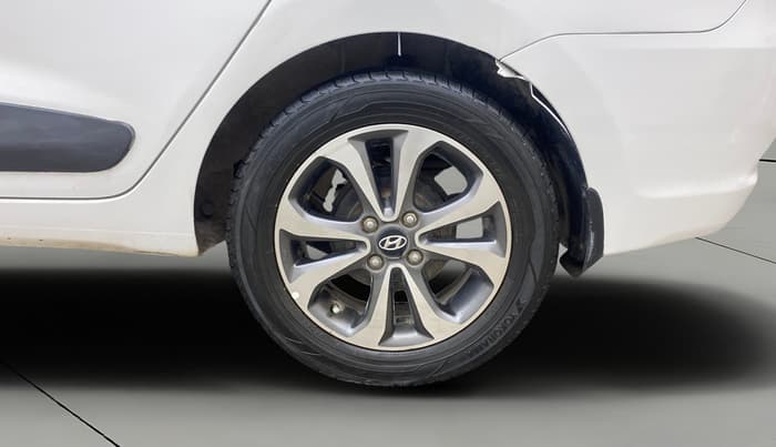 2014 Hyundai Xcent SX 1.2 (O), Petrol, Manual, 95,557 km, Left Rear Wheel