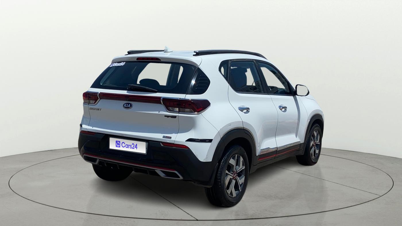 2020 KIA SONET GTX PLUS 1.0 DCT, Petrol, Automatic, 1,35,170 km, Right Back Diagonal