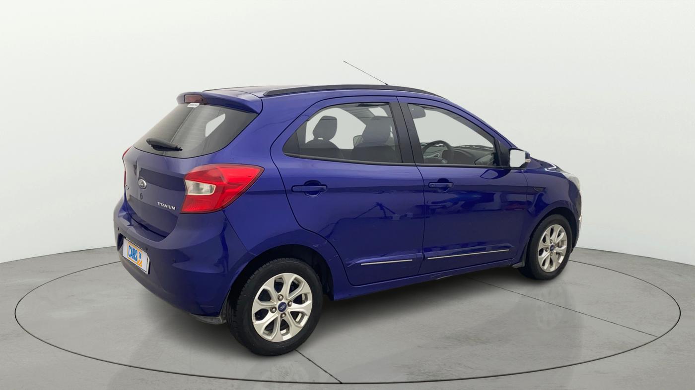 2017 Ford New Figo TITANIUM 1.2 PETROL MT, Petrol, Manual, 77,672 km, Right Back Diagonal