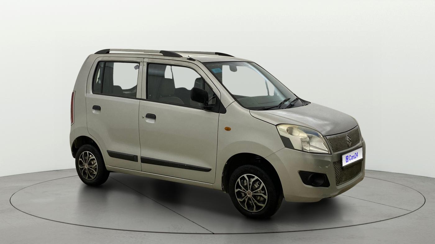 2014 Maruti Wagon R 1.0 LXI CNG, CNG, Manual, 77,391 km, Right Front Diagonal