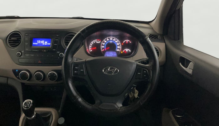 2016 Hyundai Grand i10 SPORTZ 1.2 KAPPA VTVT, Petrol, Manual, 59,689 km, Steering Wheel Close Up
