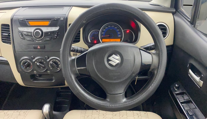 2017 Maruti Wagon R 1.0 VXI+ AMT, Petrol, Automatic, 62,946 km, Steering Wheel Close Up