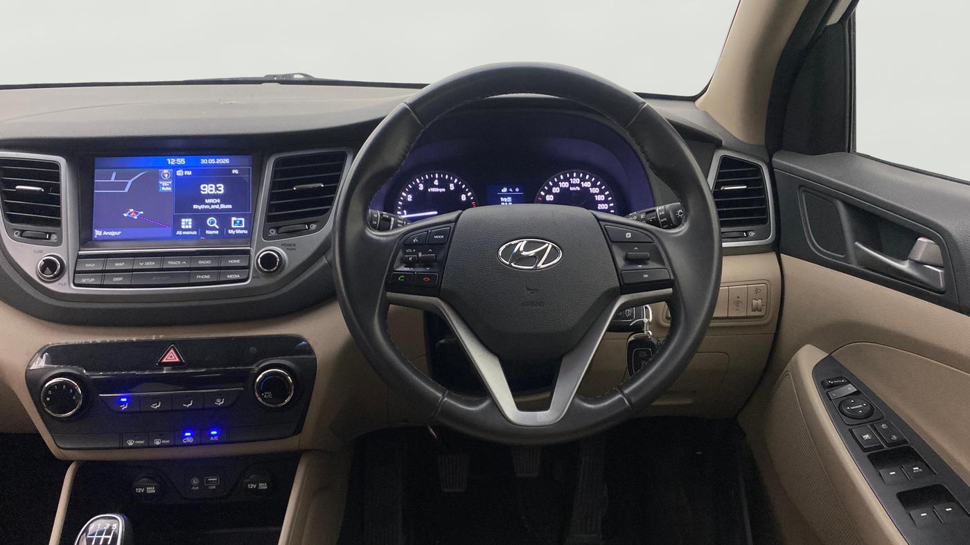 2018 Hyundai Tucson 2WD MT PETROL, Petrol, Manual, 50,233 km, Steering Wheel Close Up