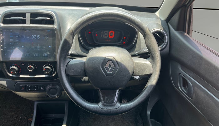 2019 Renault Kwid RXL, Petrol, Manual, 77,255 km, Steering Wheel Close Up