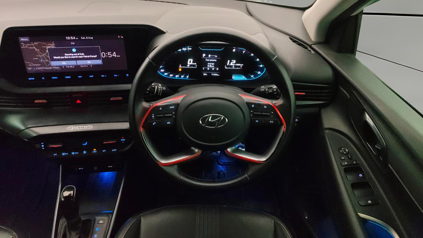 2021 Hyundai NEW I20 ASTA (O) 1.0 TURBO GDI DCT, Petrol, Automatic, 71,426 km, Steering Wheel Close Up