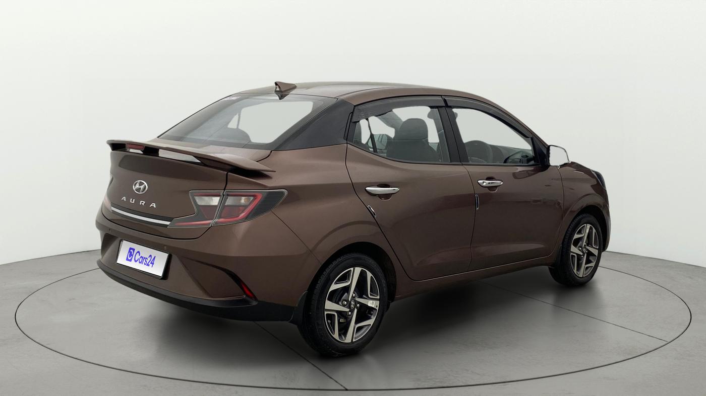 2022 Hyundai AURA SX 1.2, Petrol, Manual, 14,089 km, Right Back Diagonal