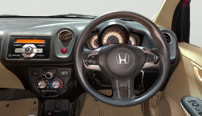 2014 Honda Brio S MT, Petrol, Manual, 73,869 km, Steering Wheel Close Up