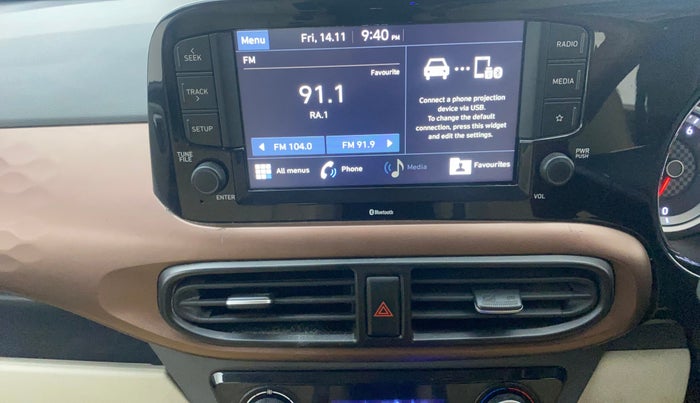 2021 Hyundai AURA SX PLUS 1.2 AMT, Petrol, Automatic, 26,881 km, Air Conditioner