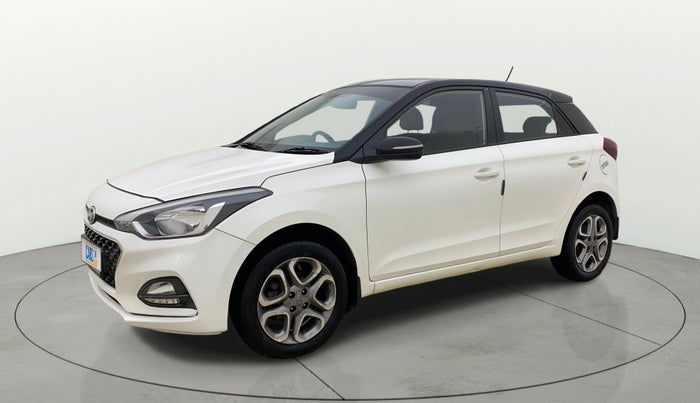 2019 Hyundai Elite i20 SPORTZ PLUS 1.2 DUAL TONE, Petrol, Manual, 52,549 km, Left Front Diagonal