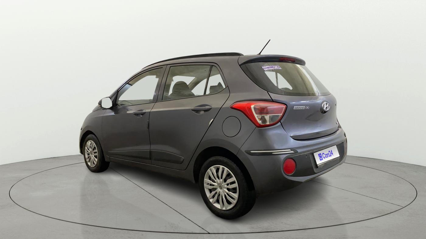 2017 Hyundai Grand i10 SPORTZ (O) 1.2 KAPPA VTVT, Petrol, Manual, 87,078 km, Left Back Diagonal