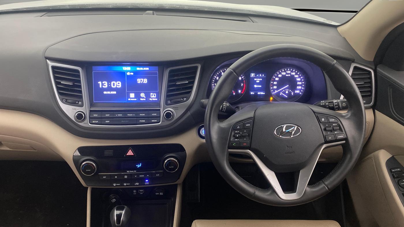 2019 Hyundai Tucson GL (O) 2WD AT PETROL, Petrol, Automatic, 46,726 km, Steering Wheel Close Up