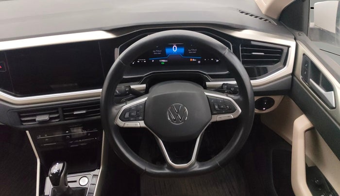 2022 Volkswagen VIRTUS TOPLINE TSI 1.0 AT, Petrol, Automatic, 11,979 km, Steering Wheel Close Up