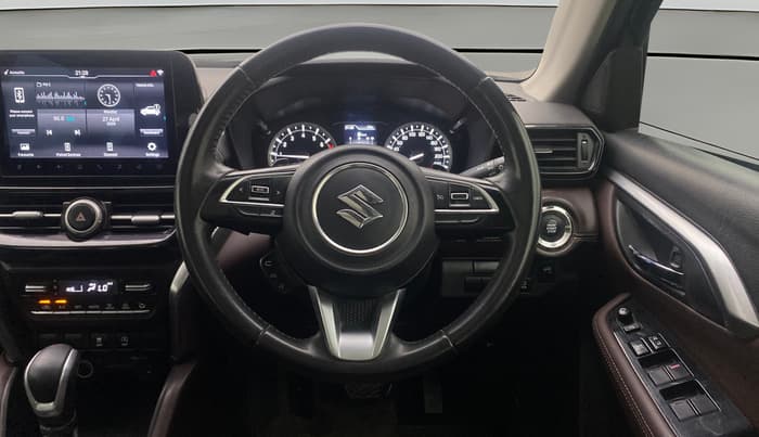 2022 Maruti Grand Vitara ALPHA SMART HYBRID AT, Petrol, Automatic, 91,661 km, Steering Wheel Close Up