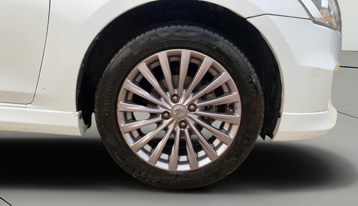 2017 Maruti Ciaz S 1.4 MT PETROL, Petrol, Manual, 47,435 km, Right Front Wheel