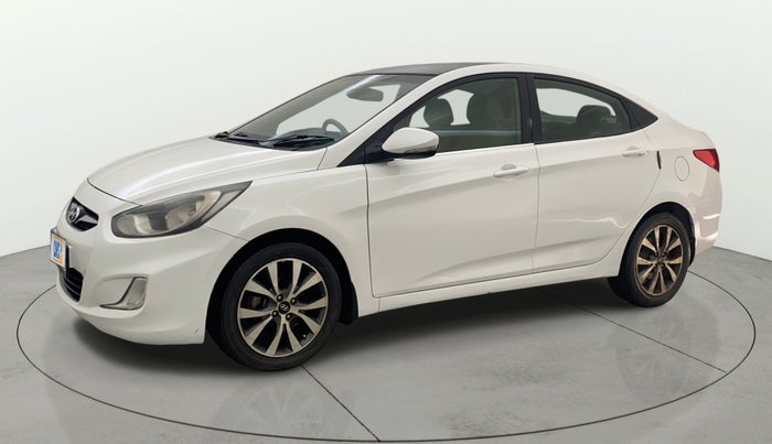 2013 Hyundai Verna FLUIDIC 1.6 CRDI SX, Diesel, Manual, 1,36,029 km, Left Front Diagonal