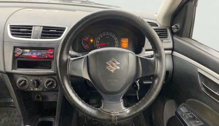 2017 Maruti Swift LXI (O), Petrol, Manual, 95,371 km, Steering Wheel Close Up