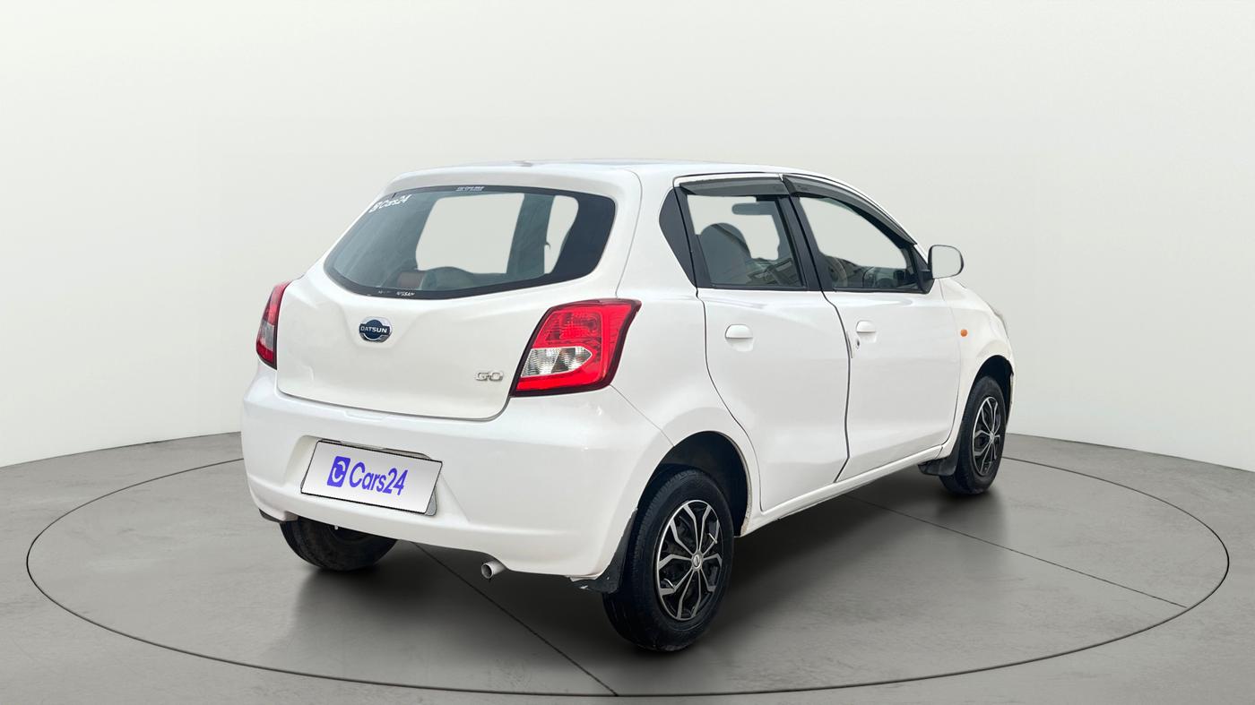 2015 Datsun Go Plus T, Petrol, Manual, 80,595 km, Right Back Diagonal