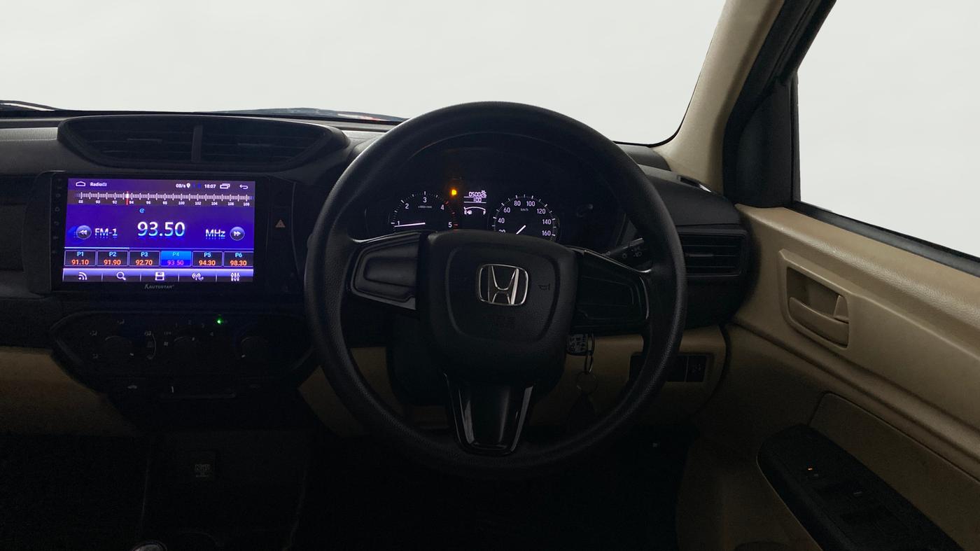 2018 Honda Amaze 1.5L I-DTEC E, Diesel, Manual, 50,050 km, Steering Wheel Close Up