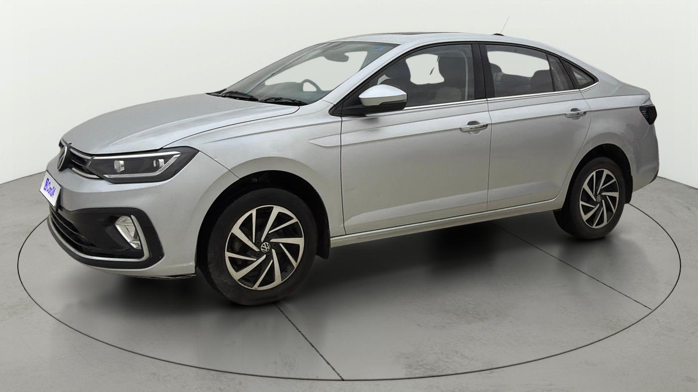 2022 Volkswagen VIRTUS TOPLINE TSI 1.0 MT, Petrol, Manual, 30,440 km, Left Front Diagonal