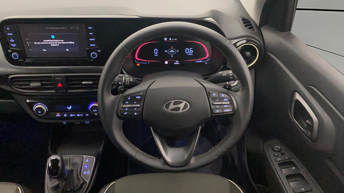 2023 Hyundai EXTER SX(O) CONNECT 1.2 AMT, Petrol, Automatic, 7,638 km, Steering Wheel Close Up