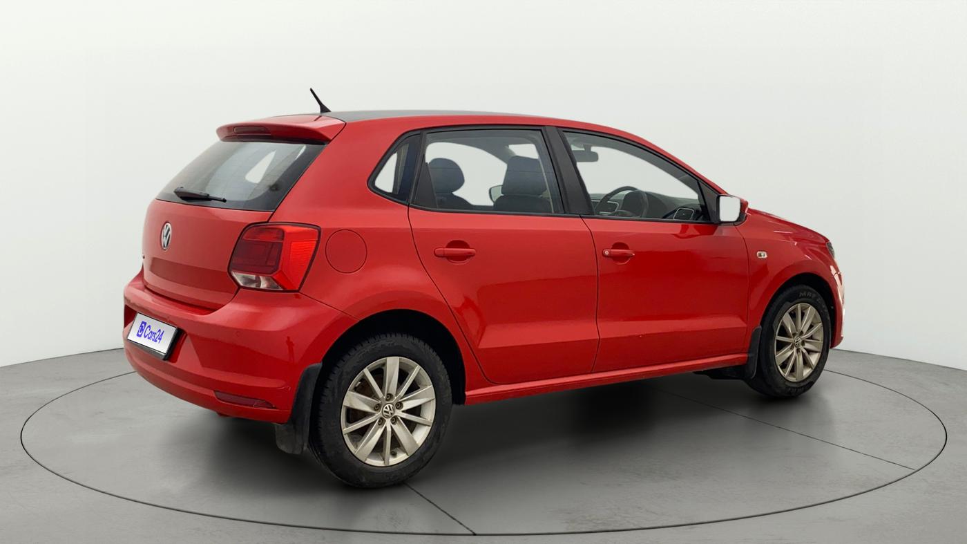 2015 Volkswagen Polo HIGHLINE1.2L, Petrol, Manual, 56,544 km, Right Back Diagonal