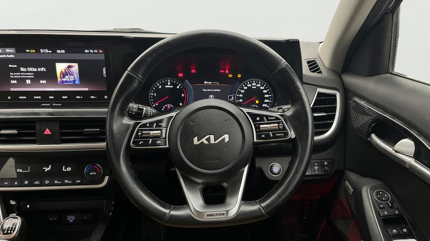 2022 KIA SELTOS HTX PLUS 1.5 DIESEL, Diesel, Manual, 84,180 km, Steering Wheel Close Up