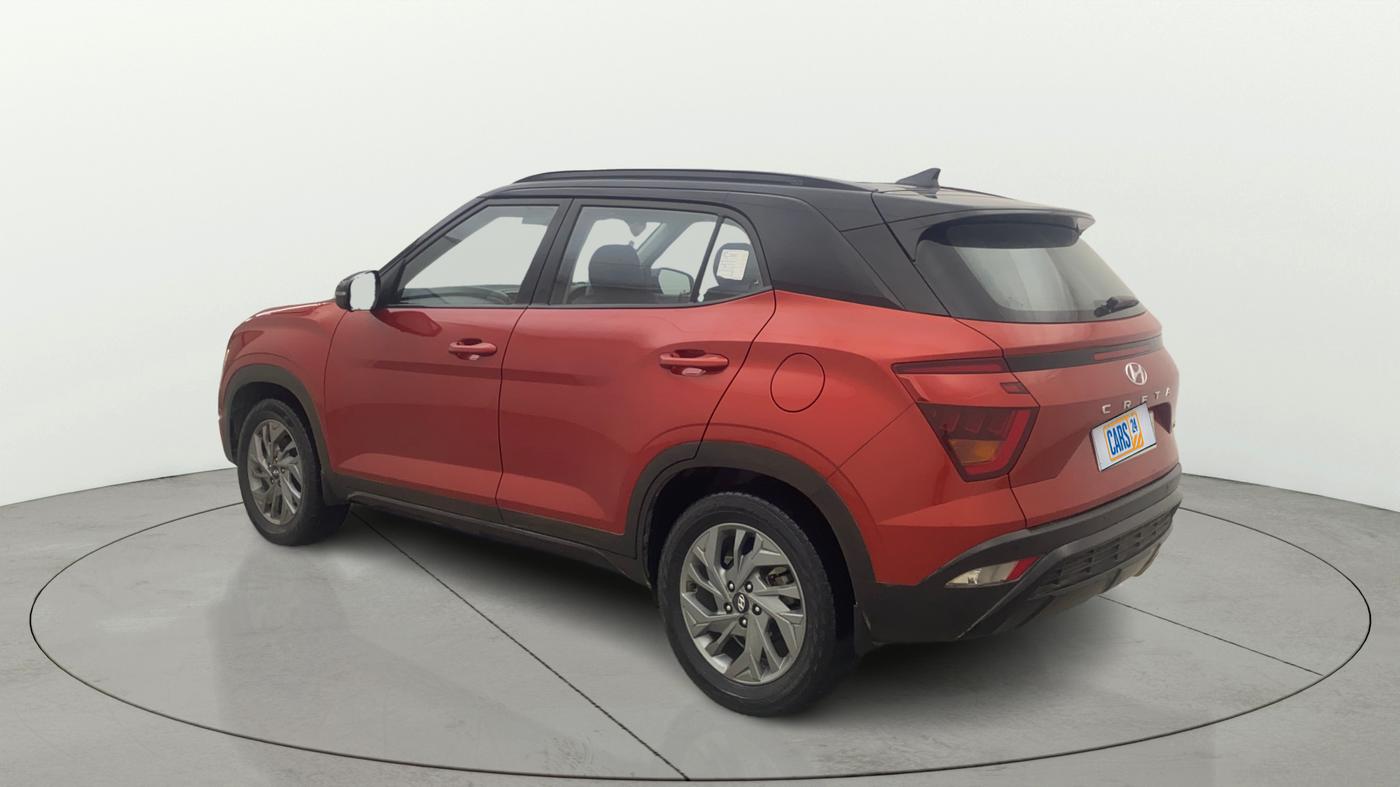 2021 Hyundai Creta SX (O) 1.4 TURBO DCT DUAL TONE, Petrol, Automatic, 64,701 km, Left Back Diagonal