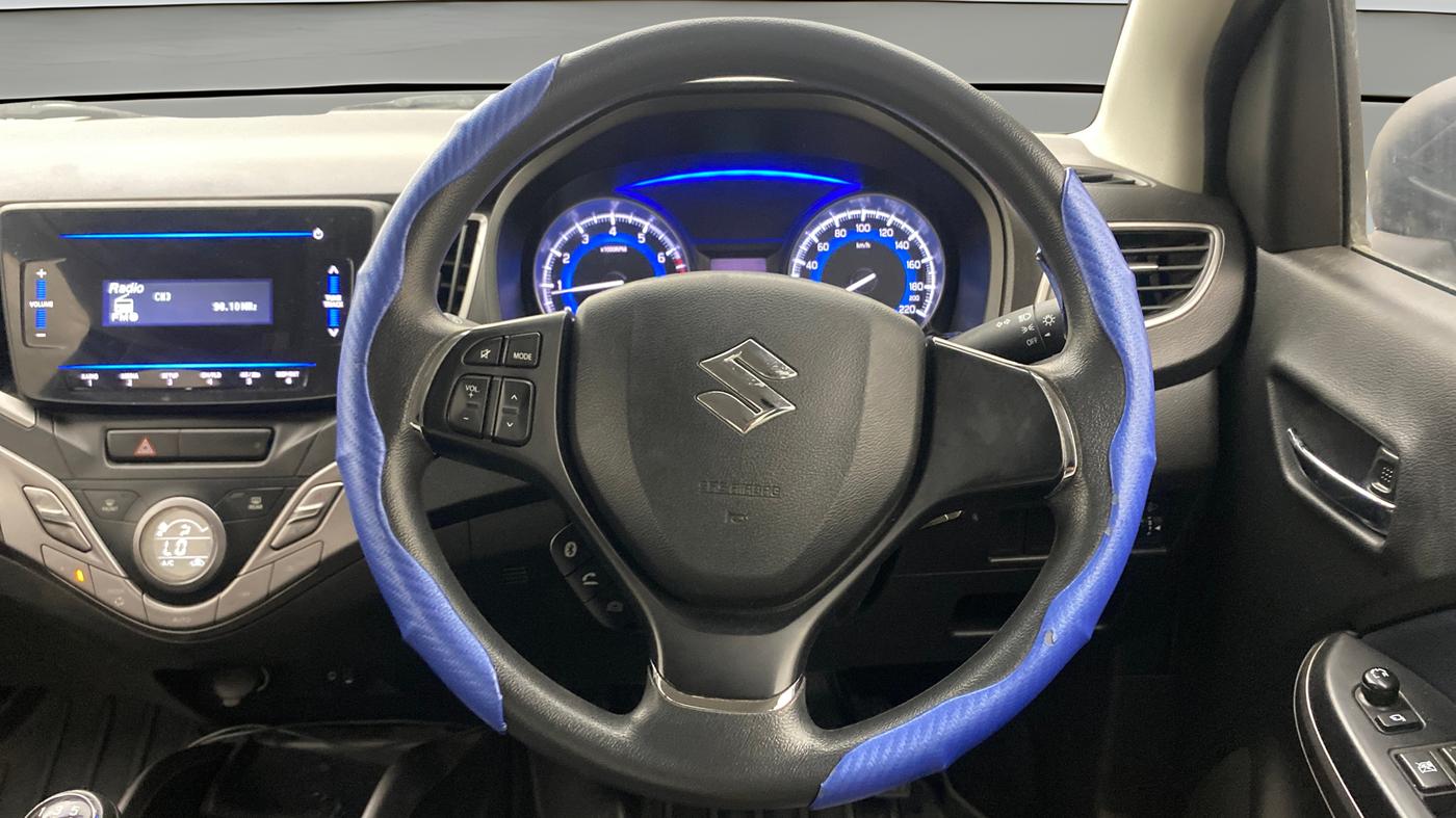 2021 Maruti Baleno DELTA PETROL 1.2, Petrol, Manual, 44,017 km, Steering Wheel Close Up