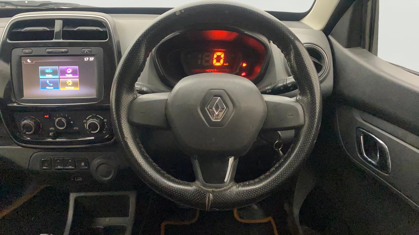 2019 Renault Kwid RXT 0.8 (O), Petrol, Manual, 48,232 km, Steering Wheel Close Up