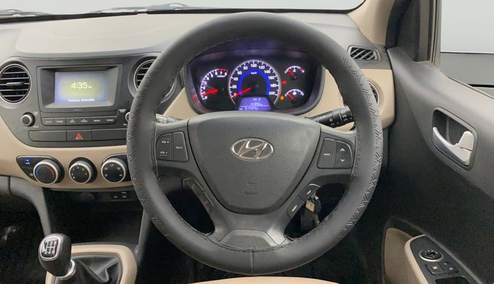 2017 Hyundai Grand i10 SPORTZ 1.2 KAPPA VTVT, CNG, Manual, 51,423 km, Steering Wheel Close Up