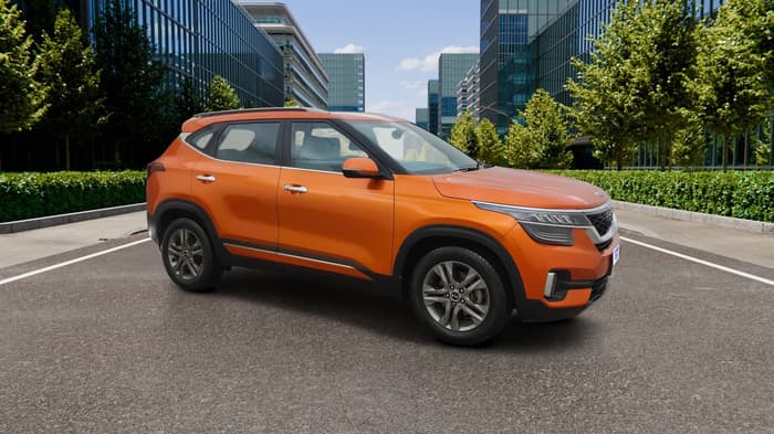 2020 KIA SELTOS HTX 1.5 PETROL, Petrol, Manual, 28,109 km, Right Front Diagonal
