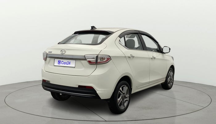 2023 Tata TIGOR XZ PLUS LEATHERETTE, Petrol, Manual, 28,096 km, Right Back Diagonal