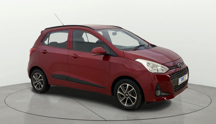 2017 Hyundai Grand i10 SPORTZ (O) AT 1.2 KAPPA VTVT, Petrol, Automatic, 69,552 km, Right Front Diagonal
