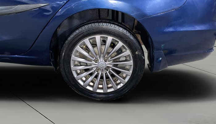 2017 Maruti Ciaz ALPHA 1.4 PETROL, Petrol, Manual, 82,063 km, Left Rear Wheel