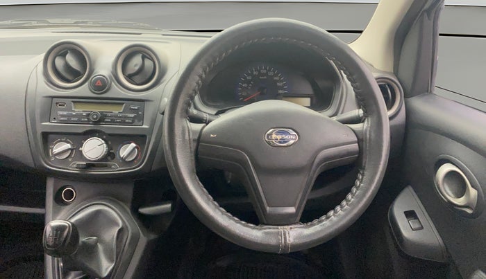 2018 Datsun Go T, Petrol, Manual, 1,20,402 km, Steering Wheel Close Up
