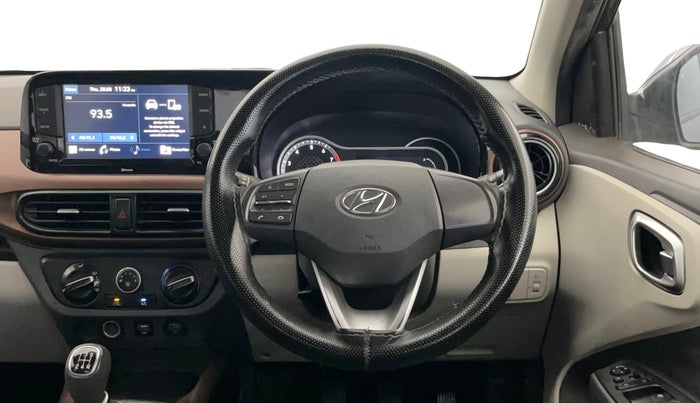 2021 Hyundai AURA SX 1.2, Petrol, Manual, 41,062 km, Steering Wheel Close Up