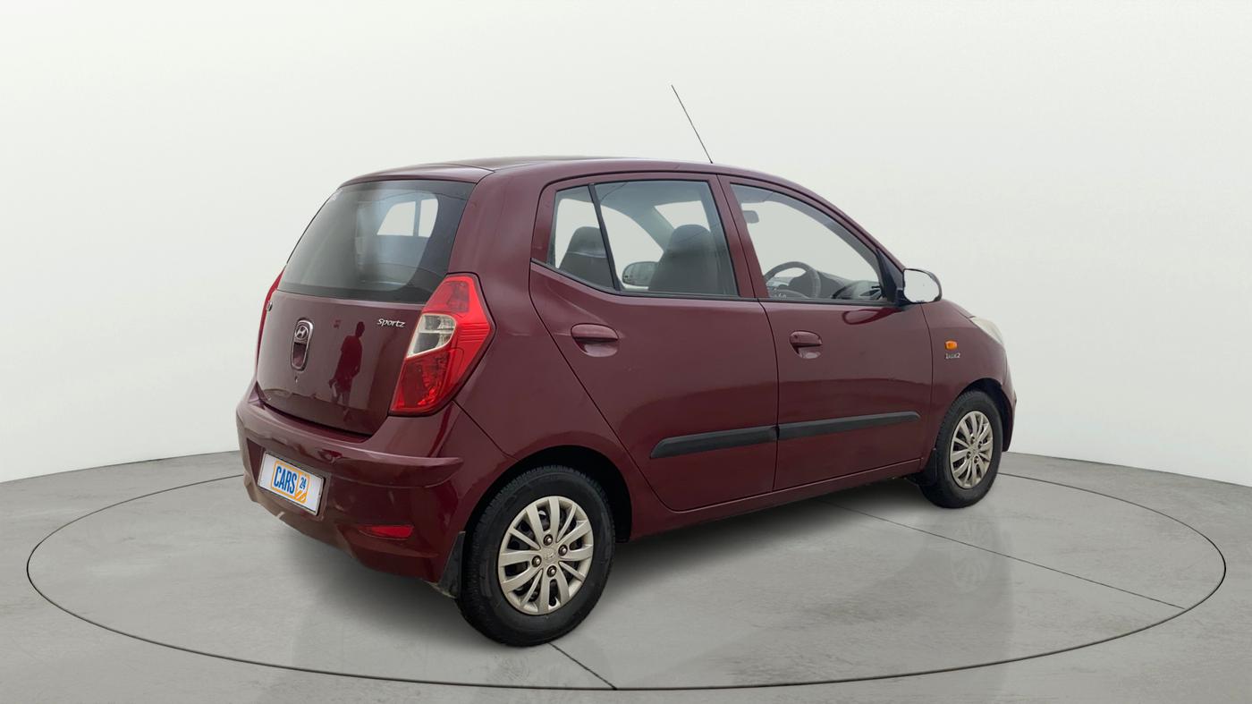 2015 Hyundai i10 SPORTZ 1.1, Petrol, Manual, 50,075 km, Right Back Diagonal