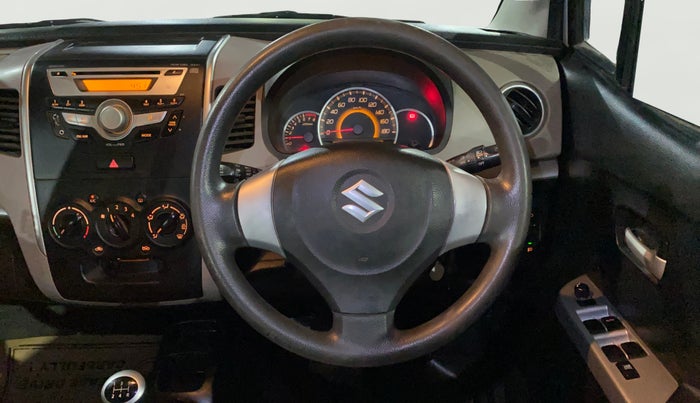 2013 Maruti Wagon R 1.0 VXI, Petrol, Manual, 70,066 km, Steering Wheel Close Up