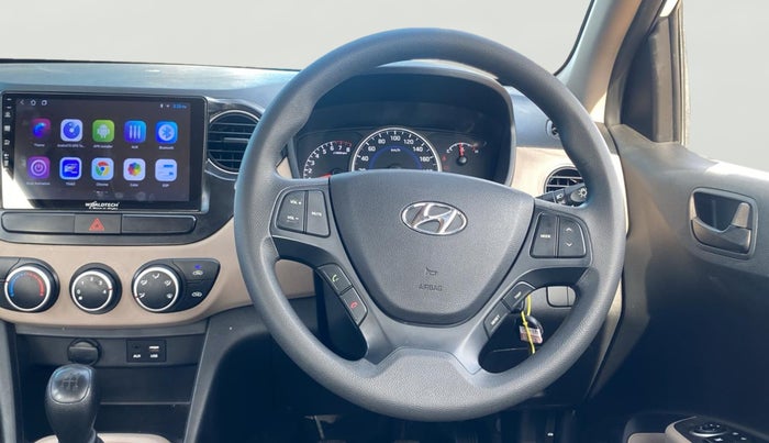 2019 Hyundai Grand i10 MAGNA 1.2 KAPPA VTVT, Petrol, Manual, 46,742 km, Steering Wheel Close Up