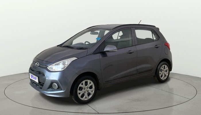 2016 Hyundai Grand i10 SPORTZ 1.2 KAPPA VTVT, Petrol, Manual, 68,800 km, Left Front Diagonal