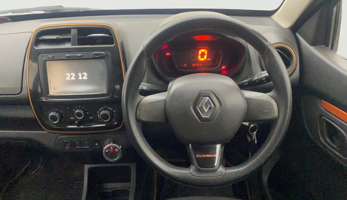2017 Renault Kwid CLIMBER 1.0 AMT, Petrol, Automatic, 33,100 km, Steering Wheel Close Up