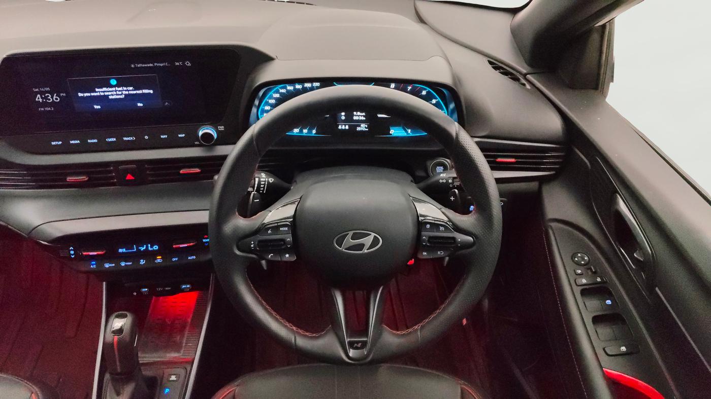 2024 Hyundai NEW I20 N LINE N8 1.0 TURBO DCT, Petrol, Automatic, 2,576 km, Steering Wheel Close Up