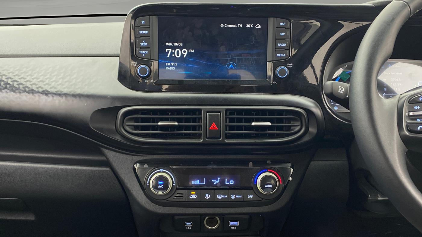 2023 Hyundai EXTER SX(O) CONNECT 1.2 AMT DUAL TONE, Petrol, Automatic, 17,312 km, Air Conditioner